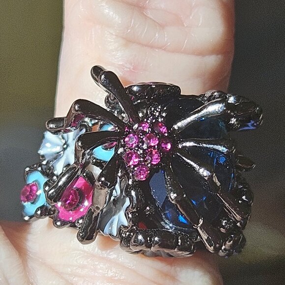 🕷️💐Spider / Floral Ring GORGEOUS - NWOT💐🕷️ - Picture 7 of 16